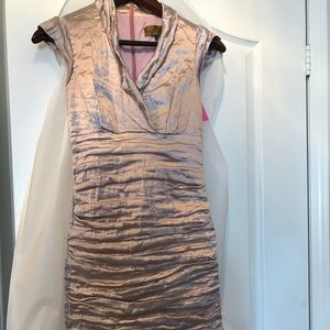 COPY - Nicole Miller Rose fitted dress.